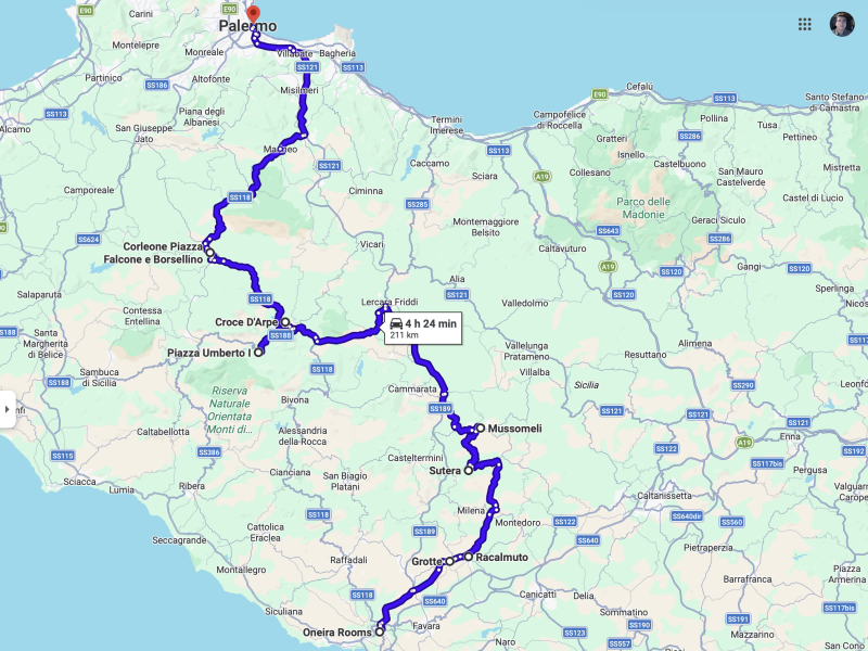0401 Agrigento To Palermo 800x600