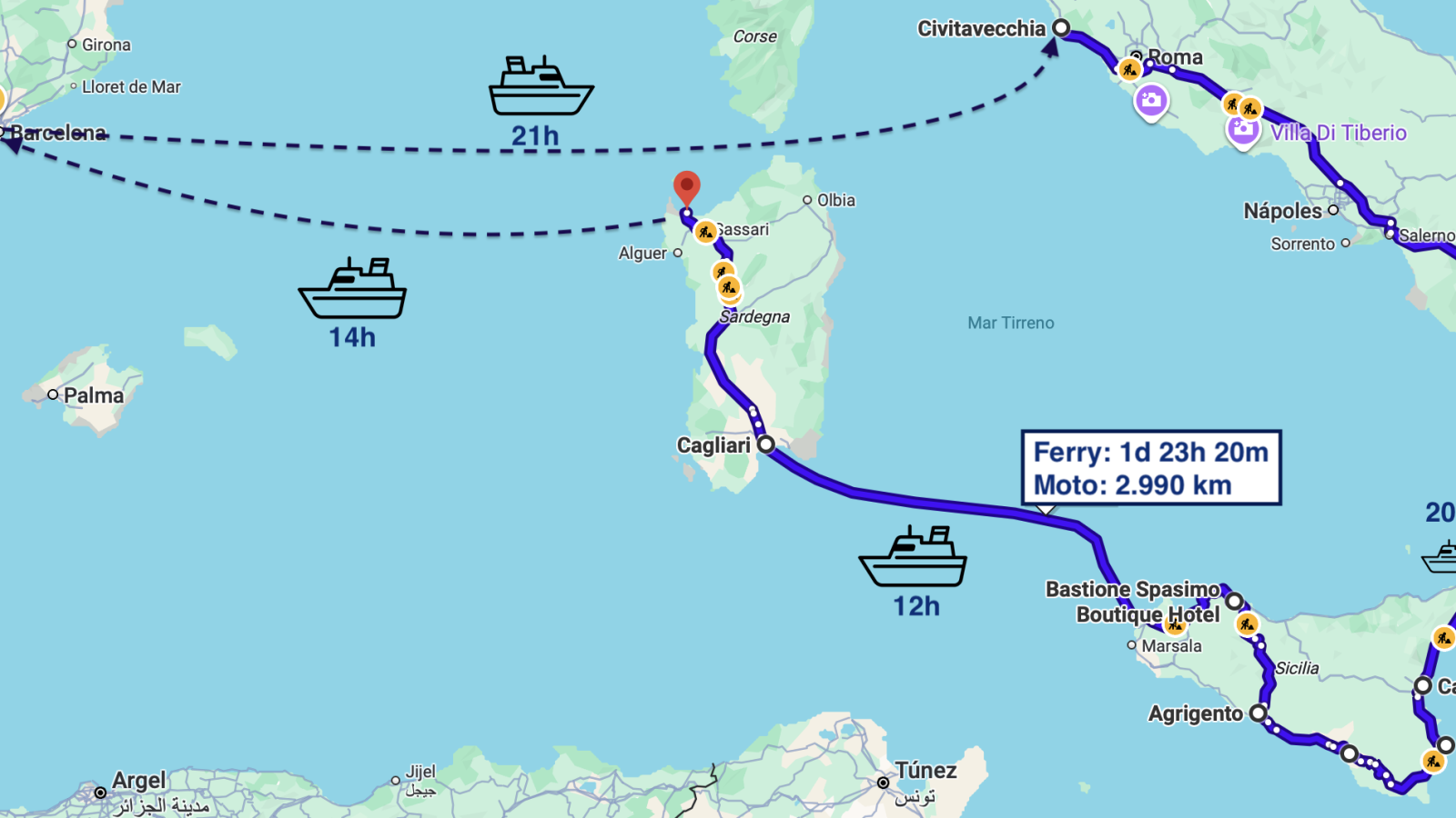 0409 Porto Torres a Barcelona